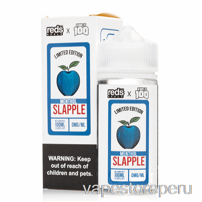 Vape Desechable Slapple Mentol - 7 Daze X Keep It 100 - 100ml 6mg